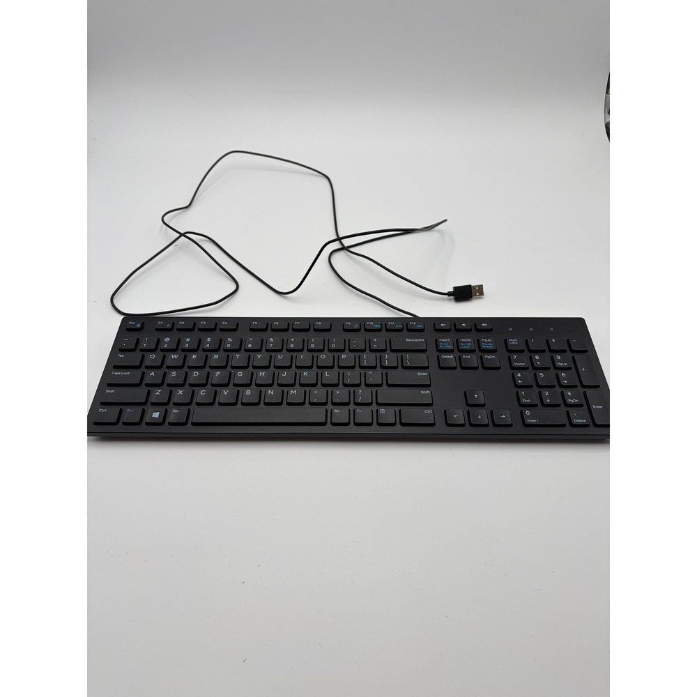 Dell KB216 Wired Keyboard Unisex OS Black Good Chiclet USB Full‎ Size QWERTY